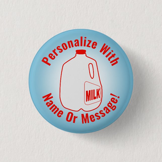 Milk Jug Button (Front)