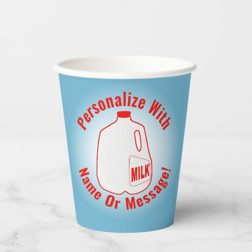 Milk Jug Paper Cups