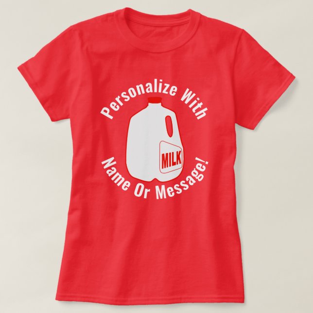 Milk Jug T-Shirt (Design Front)
