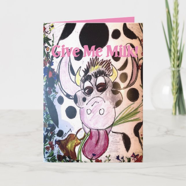 Milk Kids birthday card (Front)