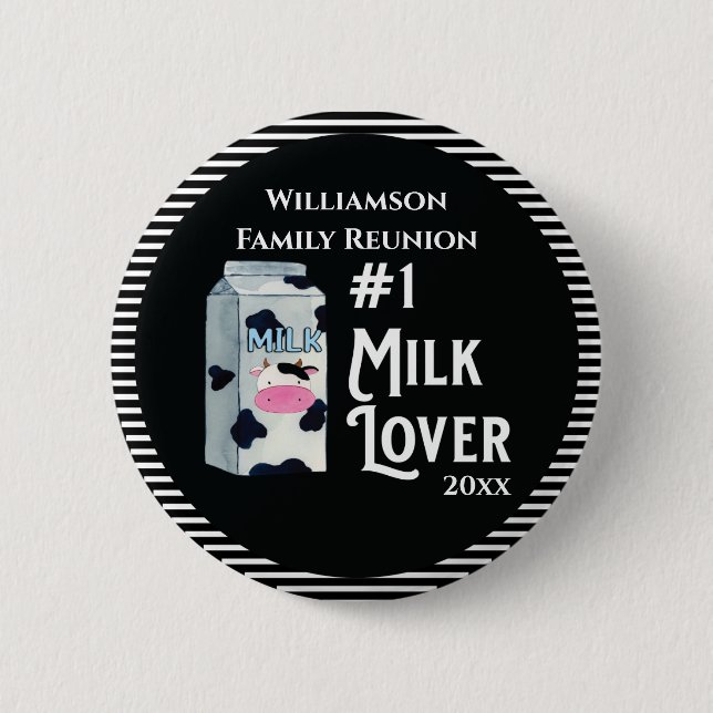 Milk Lover Family Reunion Award Button (Front)