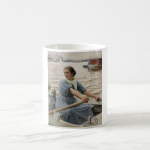 Milk Maid on a Rowing Boat (by Albert Edelfelt) Coffee Mug