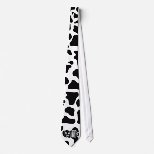 Milk Man Cow Print Tie