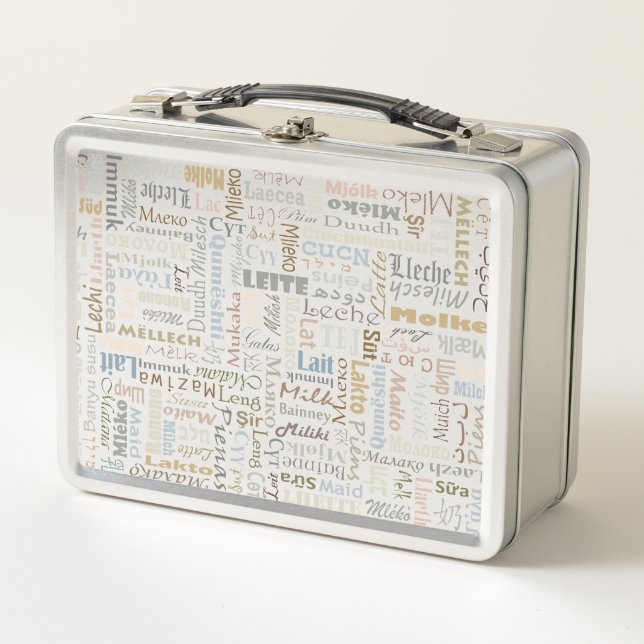 Milk Metal Lunch Box (Front)