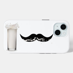 Milk Mustache iPhone 15 Case