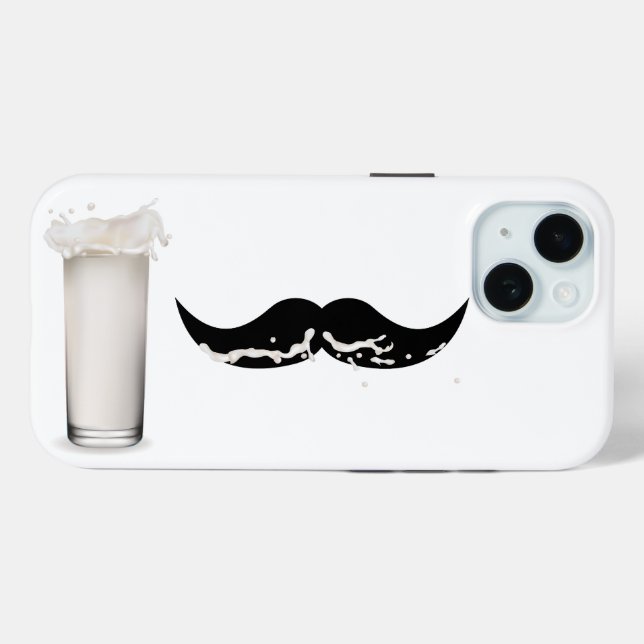 Milk Mustache Case-Mate iPhone Case (Back (Horizontal))