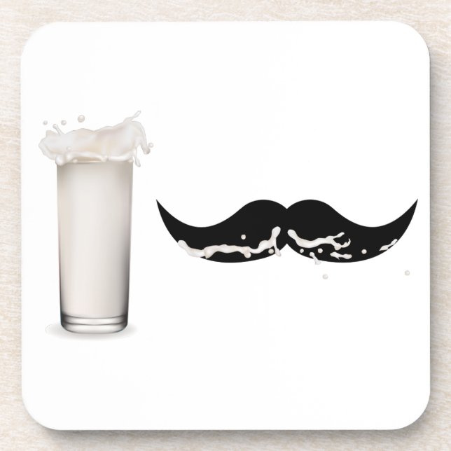 Milk Mustache Coaster (Front)