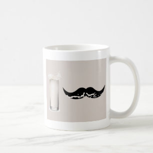 Milk Mustache Creme Coffee Mug