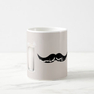 Milk Mustache Creme Coffee Mug