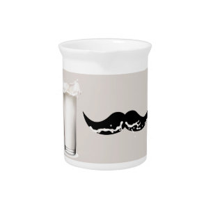 Milk Mustache Creme Drink Pitcher