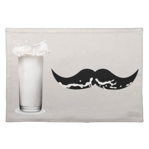 Milk Mustache Creme Placemat