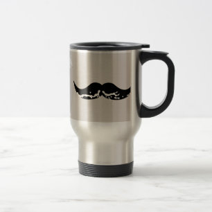 Milk Mustache Creme Travel Mug