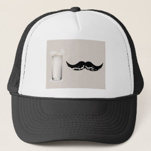 Milk Mustache Creme Trucker Hat