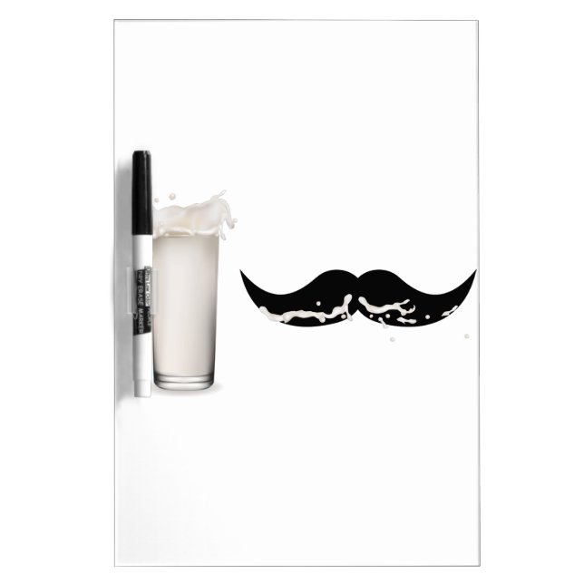 Milk Mustache Dry Erase Board (Front)
