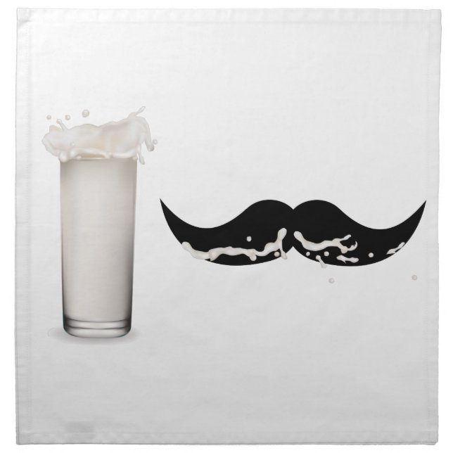 Milk Mustache Napkin (Front)
