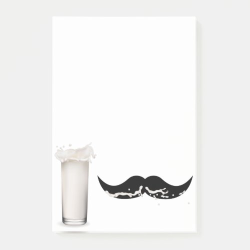 Milk Mustache Post_it Notes