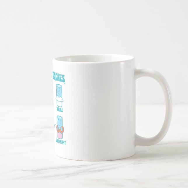 Milk Mustaches Coffee Mug (Right)