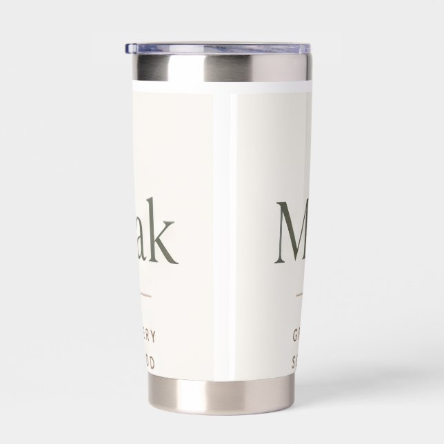 Milk & Oak Tumbler (Right)