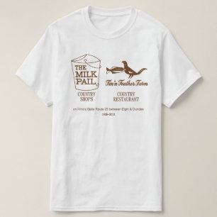 Milk Pail - Fin'n Feather Farm, Dundee, Illinois T-Shirt