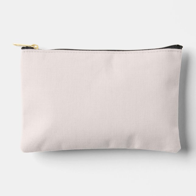 milk pink solid  accessory pouch (Front)