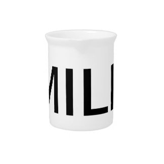 MILK PITCHER CUSTOM BLACK AND WHITE