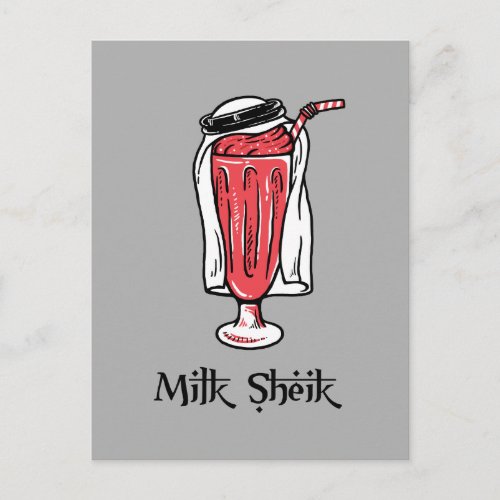 Milk Sheik Postcard