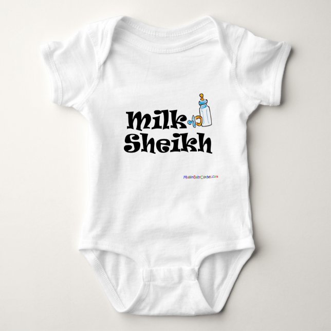 Milk Sheikh Baby Bodysuit (Front)
