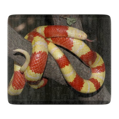 Milk snake cutting board