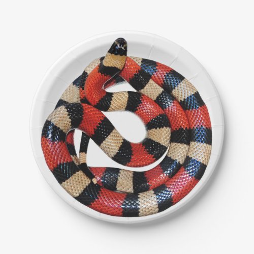 Milk snake paper plates