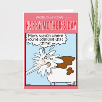 Milk Spray Mother's Day card