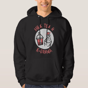 Milk Tea And K-Drama Favorite Genre and Drink Hoodie