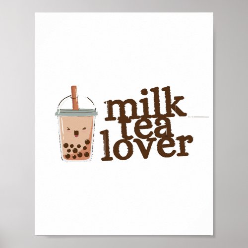 Milk  Tea Lover Poster