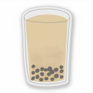 Milk Tea With Tapioca Pearls Boba Gift Sticker