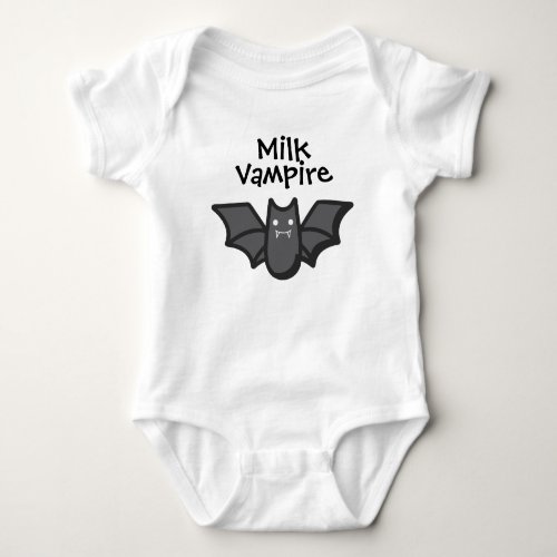 MILK VAMPIRE BAT BABY BODYSUIT