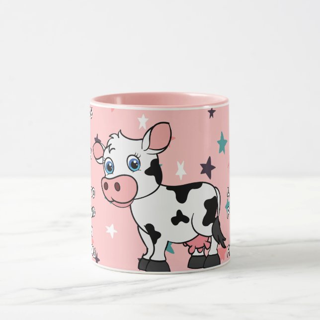 milk warm from the cow mug (Center)