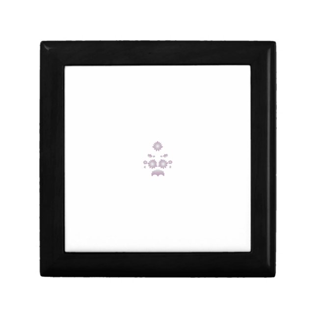 Milk White Classic Rose decorative design Gift Box (Front)