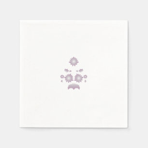 Milk White Classic Rose decorative design Napkins