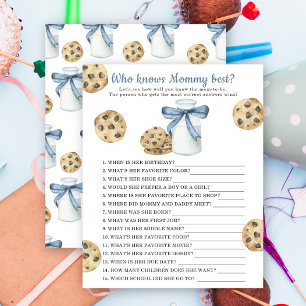 Milk with bow - Who knows mommy best