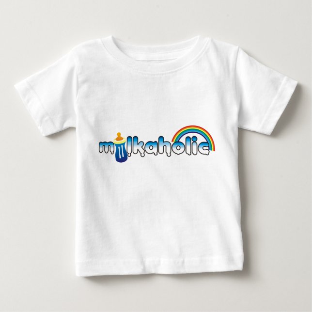 milkaholic baby T-Shirt (Front)