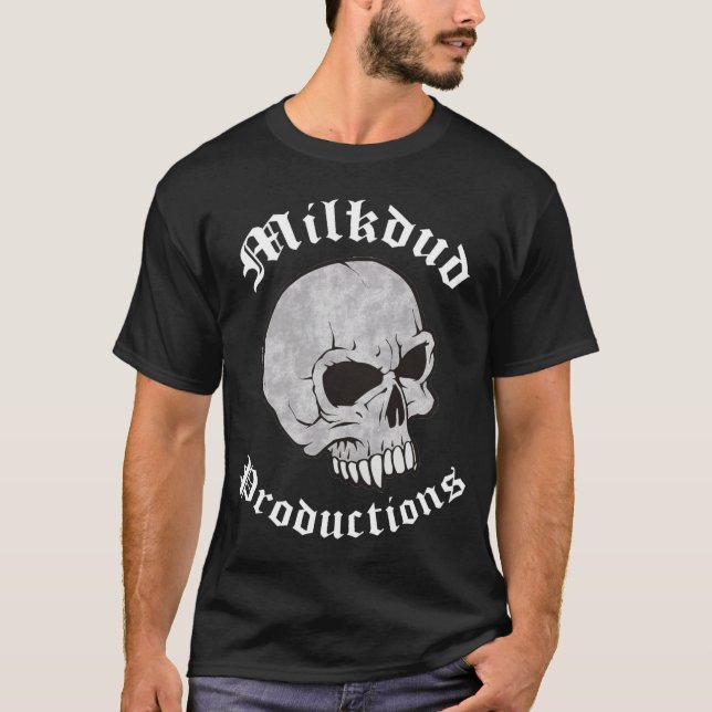 Milkdud Productions Skull T-Shirt (Front)