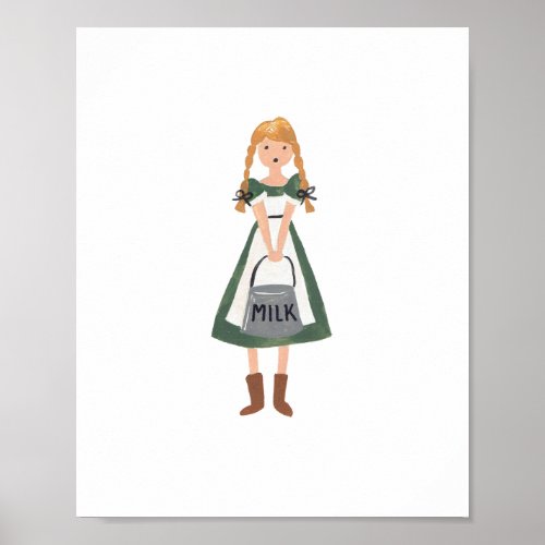 Milkmaid Art Print