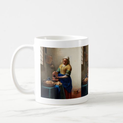 Milkmaid Kitchen Maid by Johannes Vermeer Coffee Mug