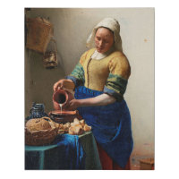 Milkmaid Kitchen Maid by Johannes Vermeer
