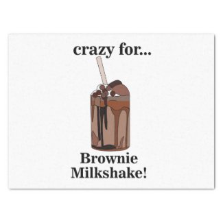 Milkshake Crazy For Brownie Milkshake Birthday
