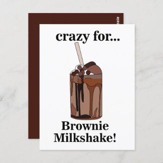 Milkshake Crazy For Brownie Milkshake