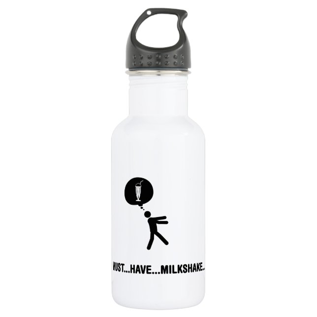 Milkshake Lover Water Bottle (Front)