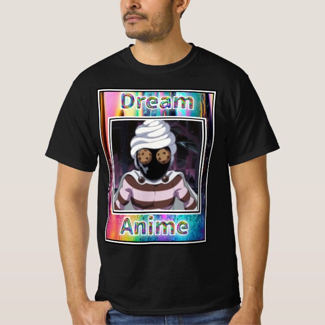 Milkshake Man Dream Anime T-Shirt (Front)