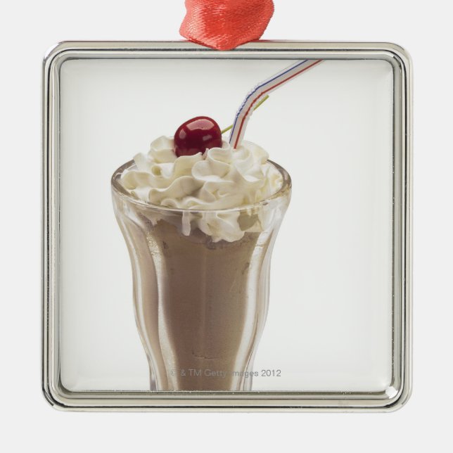 Milkshake Metal Ornament (Front)