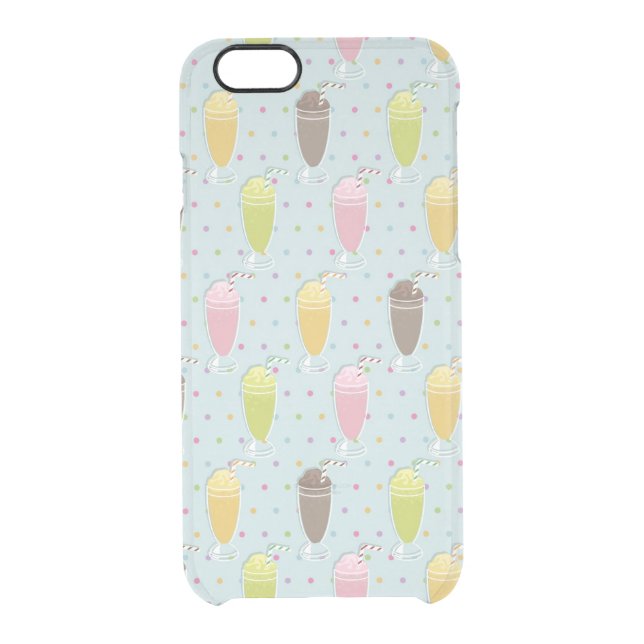 Milkshake Pattern Uncommon iPhone Case (Back)
