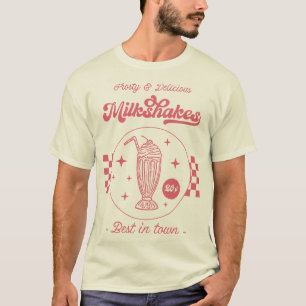 Milkshake Poster Retro Style T-Shirt